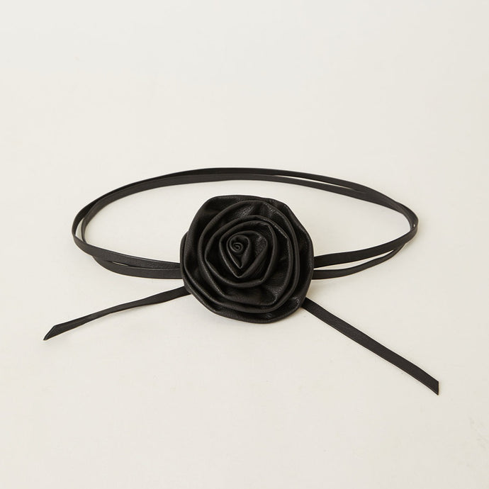 B-Low the Belt Rosette Leather Belt - Black