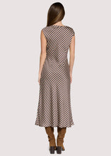 Load image into Gallery viewer, Lost + Wander - Chelsea Lane Midi Dress: BROWN-MULTI / XS