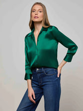 Load image into Gallery viewer, L&#39;Agence Dani Silk Blouse - 4 Colors