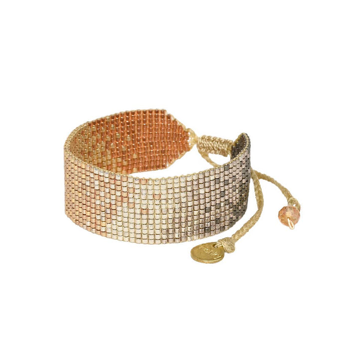 Mishky Swift Adjustable Bracelet - Copper/Gold/Silver