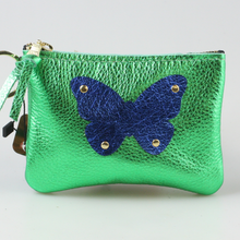 Load image into Gallery viewer, Zina Kao The Kara Applique Wallet - BUTTERFLY