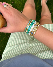 Load image into Gallery viewer, La Lumiere Stackable To the Moon and Back Bracelet - Gold
