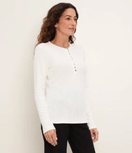 Load image into Gallery viewer, Michael Stars Mabel L/S Ribbed Henley - 2 Colors