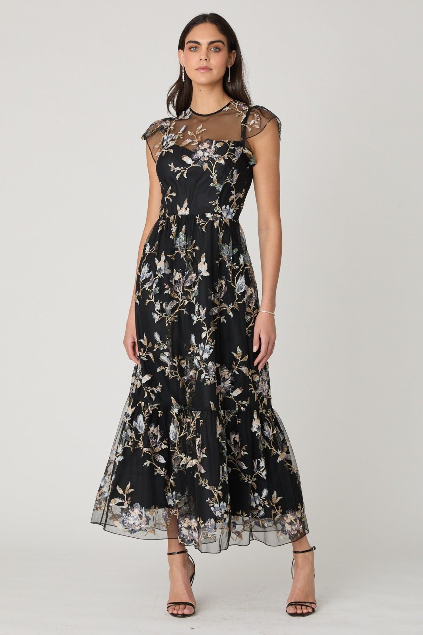 fitted lace wedding dress Shoshanna Women's Angela Mixed-Media Faux-Leather Midi-Dress - Navy fitted lace wedding dress Shoshanna Women's Angela Mixed-Media Faux-Leather Midi-Dress - Navy