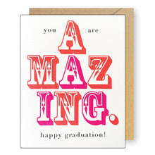 Load image into Gallery viewer, J.Falkner Cards Amazing Grad Congrats!