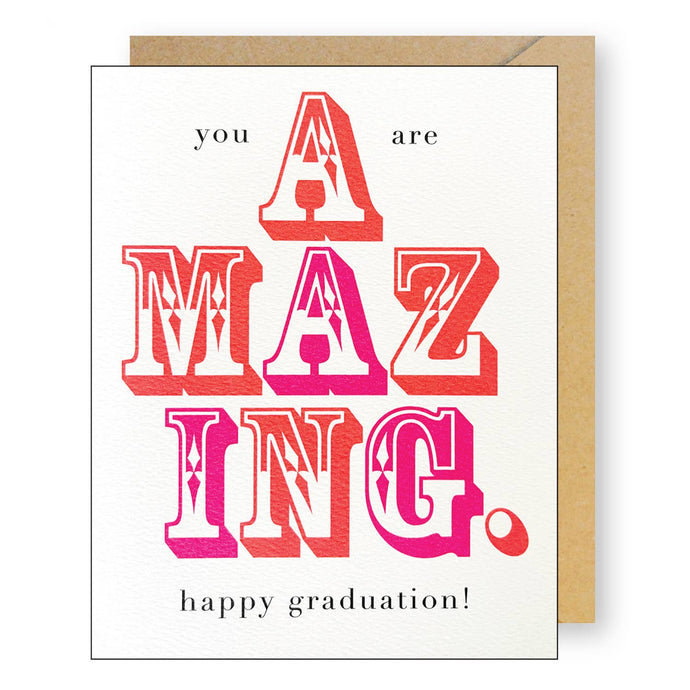 J.Falkner Cards Amazing Grad Congrats!