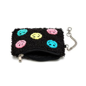 Living Royal Black Smile Key Chain Pouch