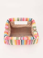 Load image into Gallery viewer, Soli Echo - Multicolor Striped Handbag: RAINBOW / One Size