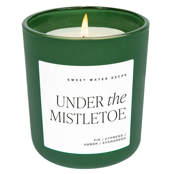 Sweet Water Decor Soy Candle - Under the Mistletoe