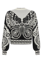 Load image into Gallery viewer, Farm Rio Arabesque Butterfly Knit Cardigan