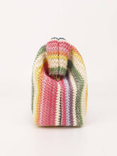 Load image into Gallery viewer, Soli Echo - Multicolor Striped Handbag: RAINBOW / One Size