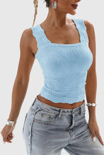Load image into Gallery viewer, Soli Echo - Textured Sleeveless Tank Top: BLACK / S