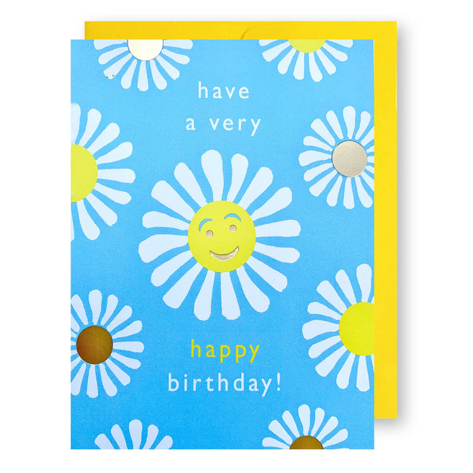 J.Falkner Cards Happy Daisies Birthday Card