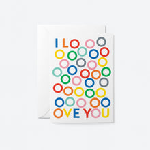 Load image into Gallery viewer, Graphic Factory I Love You Greeting Card