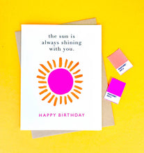 Load image into Gallery viewer, J.Falkner Cards Bright Sunshine Birthday