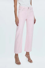 Load image into Gallery viewer, Pistola Lexi Mid Rise Bowed Straight Jean - Blush