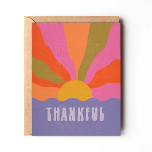 Daydream Prints Thankful Retro Appreciation Greeting Card