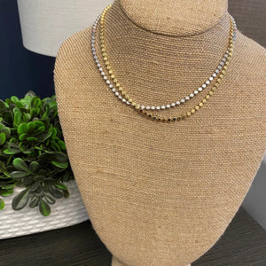 Dot Chain Necklace - 2 Colors