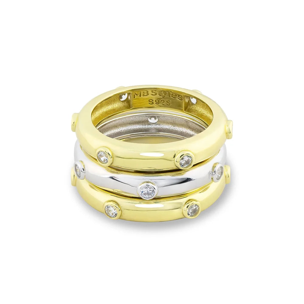 Metal Stackable Bands - 2 Colors