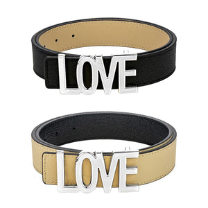 LOVE Reversible Belt - 2 Colors