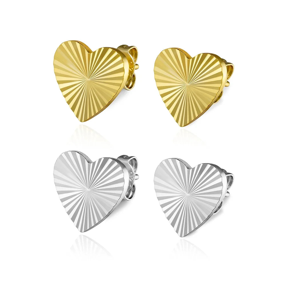 Heart Signature Earrings - 2 Colors