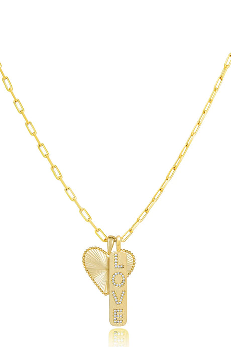 Love Stack Necklace Set - 2 Colors