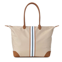 Load image into Gallery viewer, Haute Shore Nylon Striped Tote Bag - 3 Colors