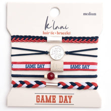 Load image into Gallery viewer, K'lani Game Day Hair Tie Bracelets - 3 Colors