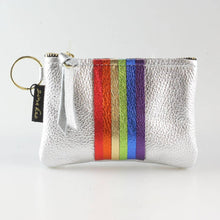 Load image into Gallery viewer, Zina Kao The Kara Metallic Applique Wallet - RAINBOW