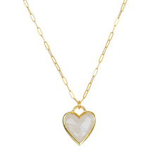 Load image into Gallery viewer, Amelia Rose Jewelry Framed Heart Necklace - 2 Colors