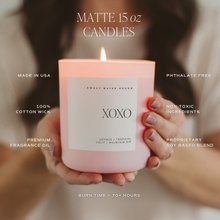 Load image into Gallery viewer, Sweet Water Decor XOXO Soy Candle Matte Jar - Valentine&#39;s Day