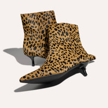 Load image into Gallery viewer, Yosi Samra Soho Boot - Leopard Calf Hair