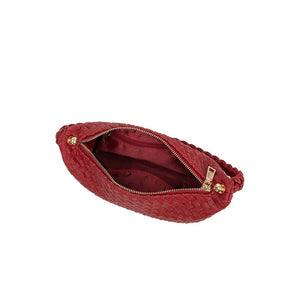 Melie Bianco Alma Recycled Vegan Top Handle Bag - Cranberry