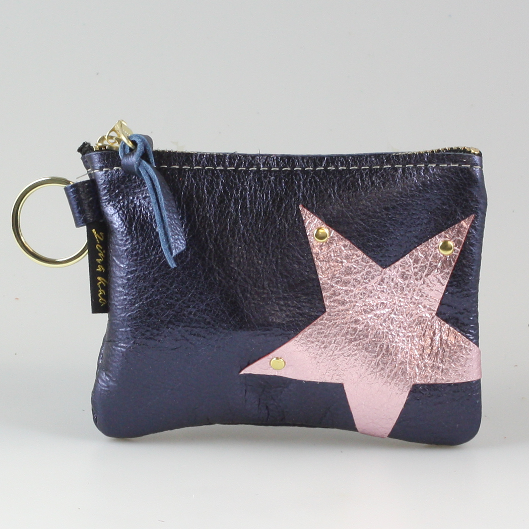 Zina Kao The Kara Metallic Applique Wallet - SIDE STAR