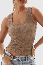 Load image into Gallery viewer, Soli Echo - Textured Sleeveless Tank Top: DARK GREEN / S