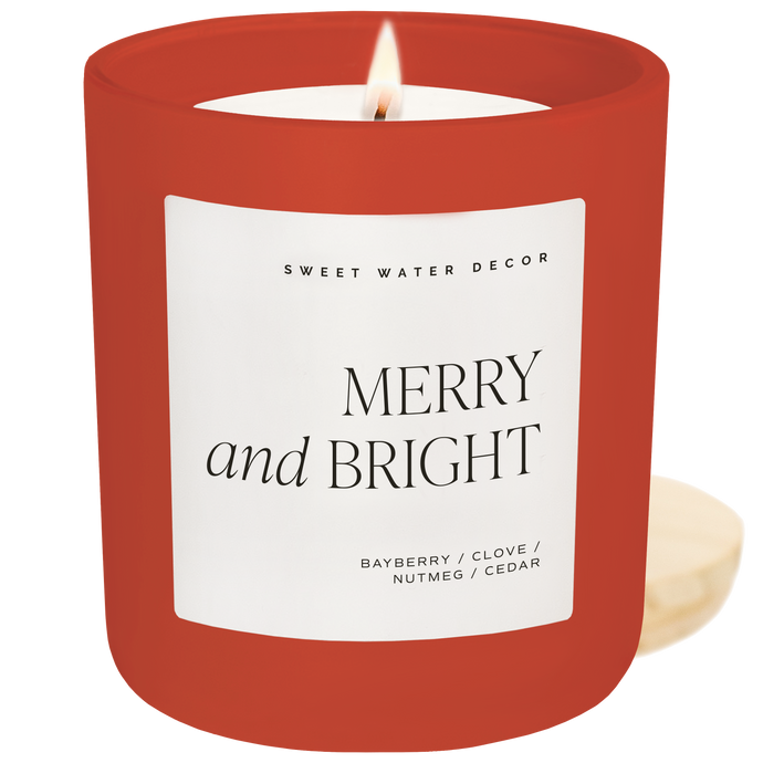 Sweet Water Decor Soy Candle - Merry and Bright