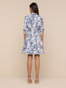 L'Agence Journi Shirt Dress - Grey Multi Watercolor Butterfly