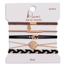 Load image into Gallery viewer, K'lani Hair Tie Bracelets - Focus