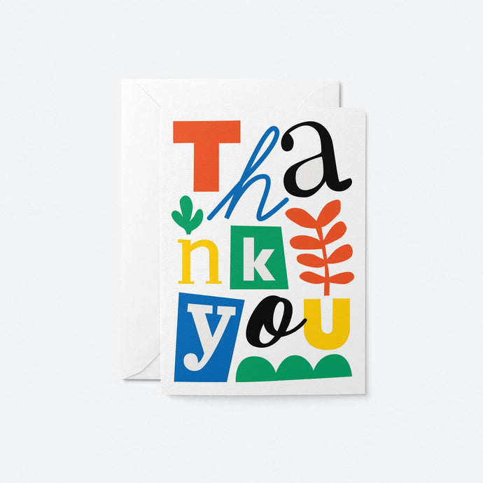 Graphic Factory Thank you Greeting Card