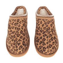 Load image into Gallery viewer, Katydid Leopard Print Embroidered Slippers