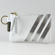 Load image into Gallery viewer, Zina Kao The Kara Metallic Applique Wallet - 3 STRIPES