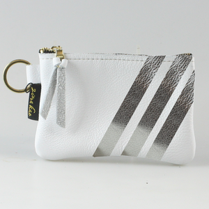 Zina Kao The Kara Metallic Applique Wallet - 3 STRIPES