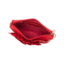 Load image into Gallery viewer, Melie Bianco Florence Recycled Vegan Shoulder Bag - Red