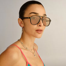 Load image into Gallery viewer, Le Specs Tragic Magic - Black Tan Tint