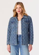 Load image into Gallery viewer, J. Society Denim Quilted Shirt - 2 Colors