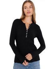 Load image into Gallery viewer, Michael Stars Mabel L/S Ribbed Henley - 2 Colors