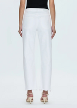 Load image into Gallery viewer, Pistola Lexi Mid Rise Bowed Straight Jean - Luxe White Vintage
