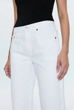 Load image into Gallery viewer, Pistola Lexi Mid Rise Bowed Straight Jean - Luxe White Vintage