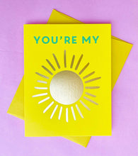 Load image into Gallery viewer, J.Falkner Cards You&#39;re my Sunshine Friendship Card