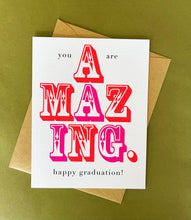 Load image into Gallery viewer, J.Falkner Cards Amazing Grad Congrats!